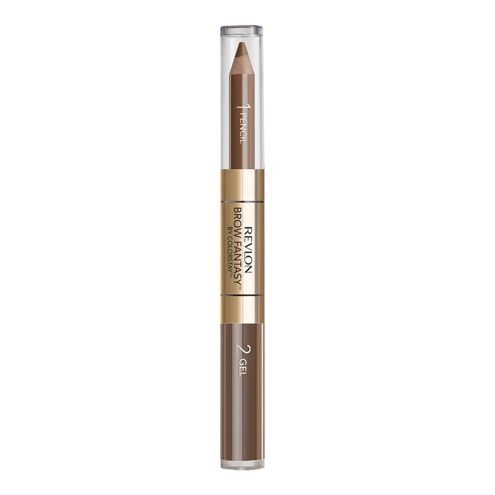 Revlon Brow Fantasy by ColorStay 105 Brunette dual-ended brow pencil and tinted gel for natural longwear brows Blush Fiji