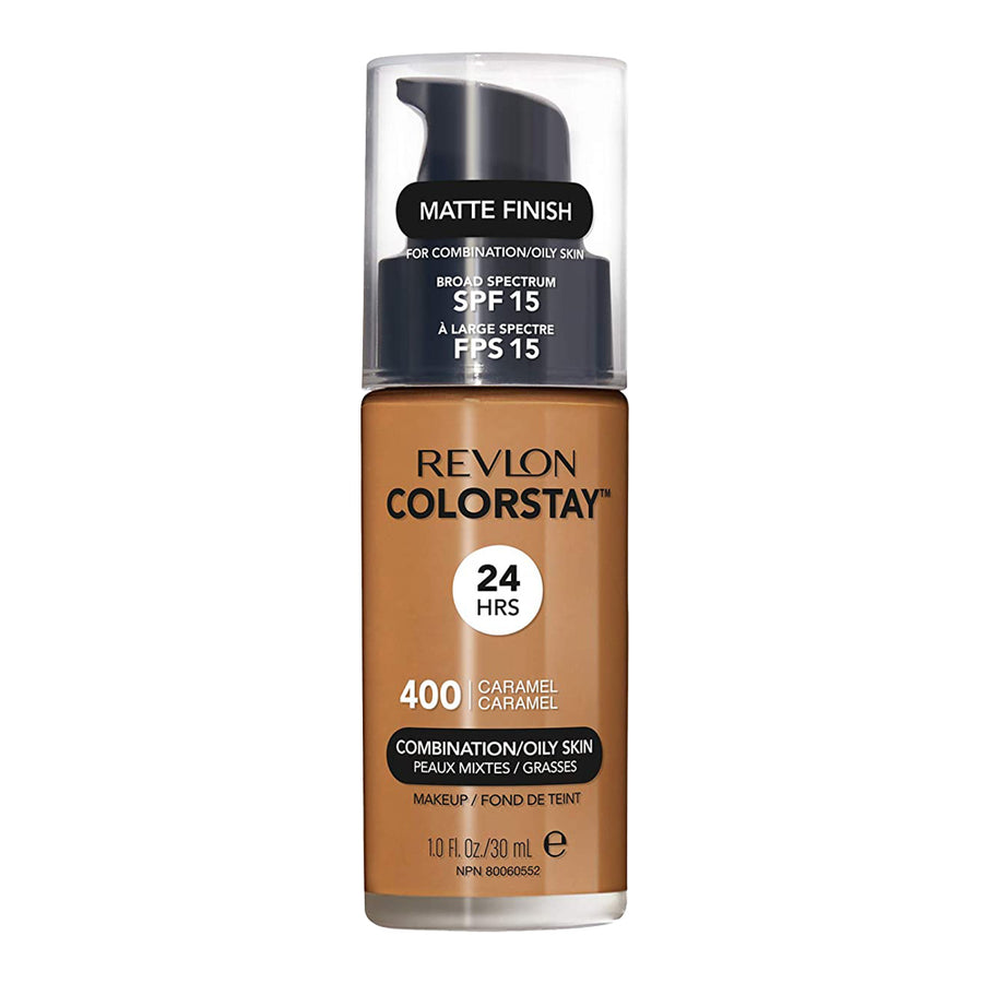 Revlon ColorStay Makeup for Combo/Oily Skin in 400 CARAMEL with SPF 15 and 24hr matte finish
