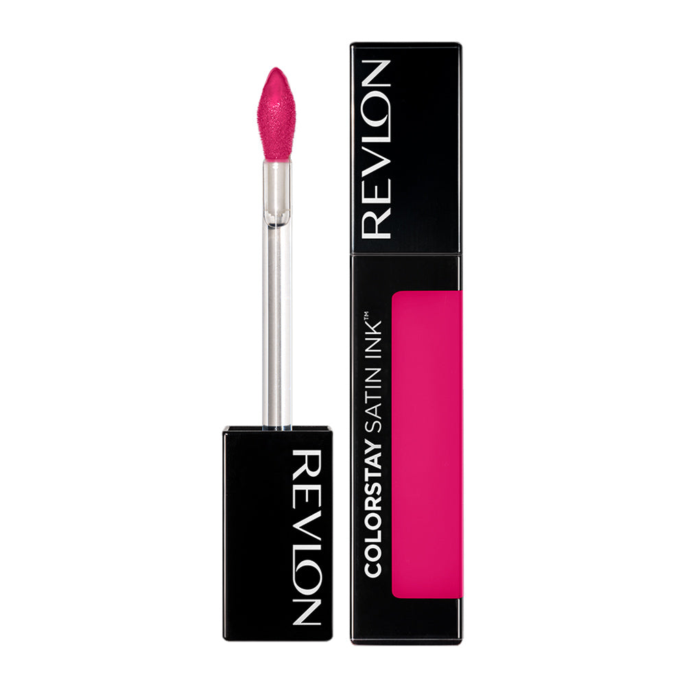 Revlon ColorStay Satin Ink in shade SEAL THE DEAL – high-pigment liquid lipstick with 16HR wear and satin finish