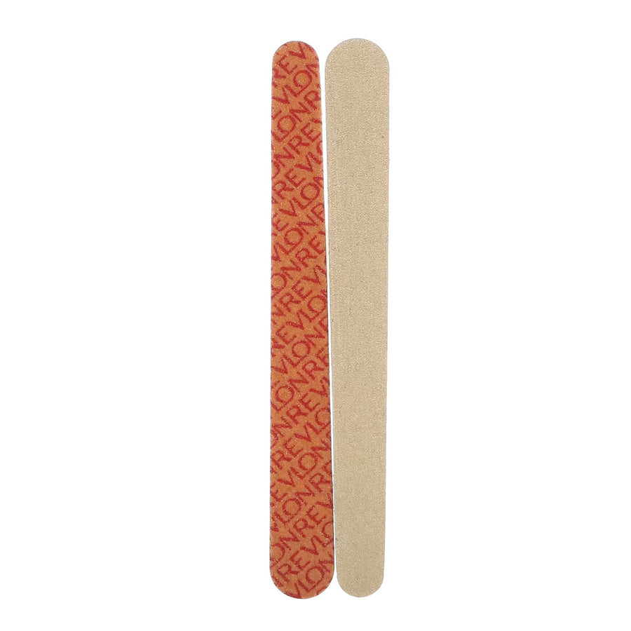 Revlon Compact Emery Boards 10-pack with double-sided nail file surface, flexible design & travel-ready size