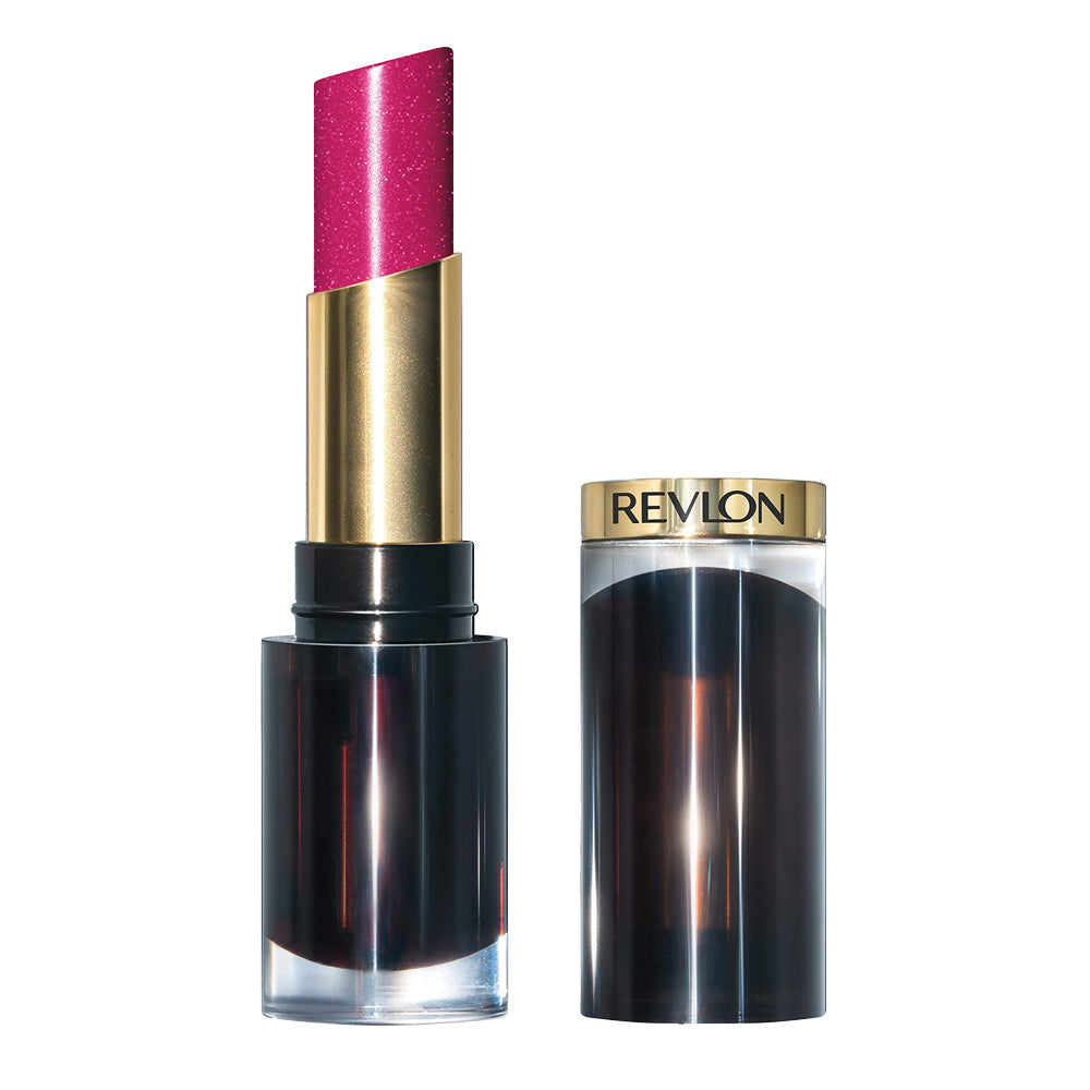 Revlon Glass Shine Lipstick - 004 CHERRIES IN THE SNOW - High-shine, moisturising finish
