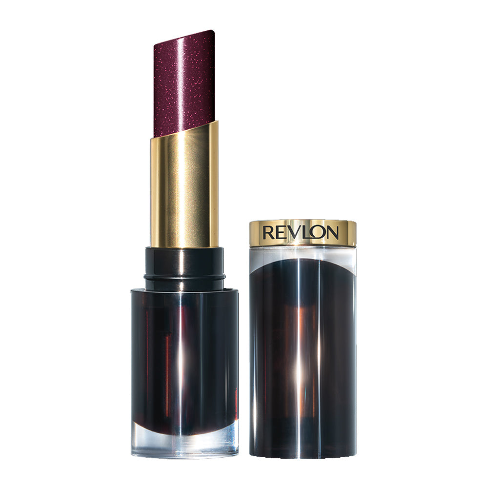Revlon Glass Shine Lipstick - 012 BLACK CHERRY - High-shine, moisturising finish
