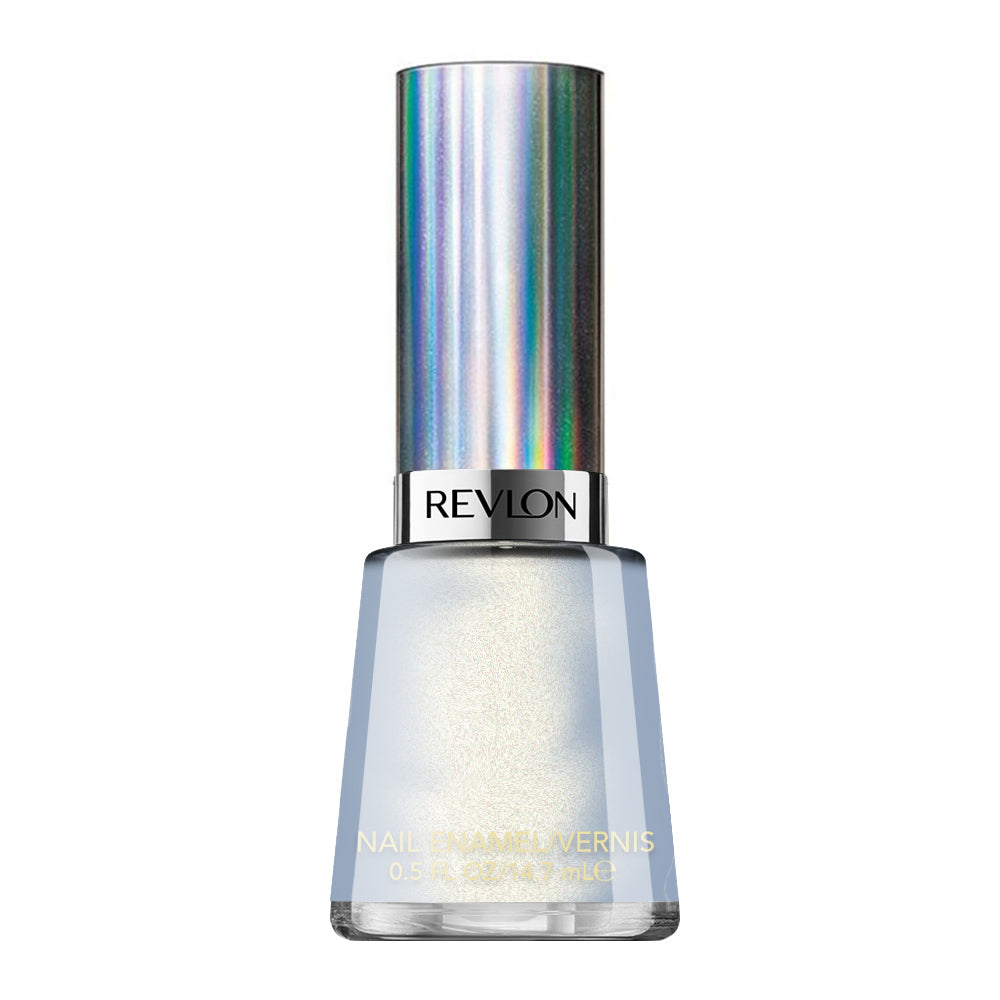Revlon Holochrome Nail Enamel 100 Hologasm – holographic chrome nail polish with micro-foil pigments & fade-resistant formula