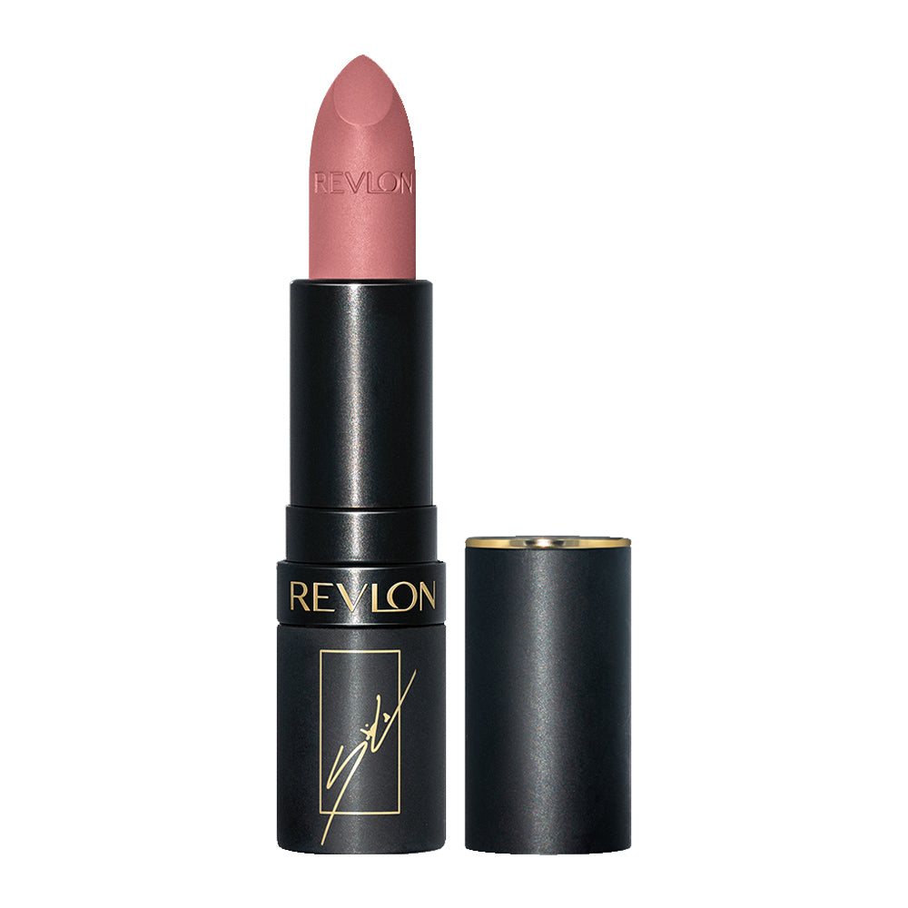 Revlon X Sofia Carson Luscious Mattes Lipstick 010 UNTOLD STORIES – bold, velvety colour, soft matte finish, weightless feel
