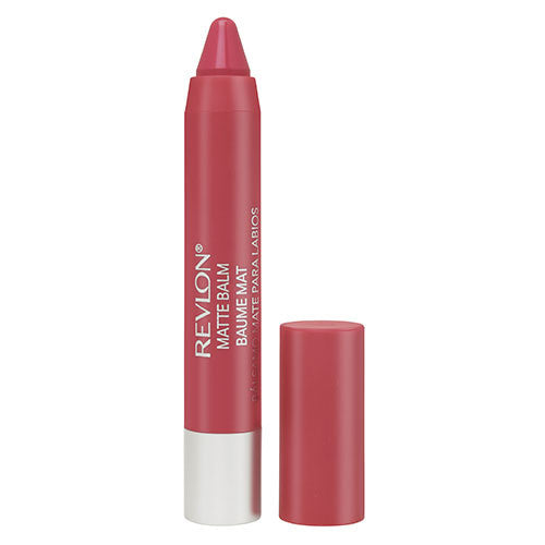 Revlon Matte Balm in 225 Sultry – mauve-rose matte finish with balm-like texture, soft-focus colour, and buttery hydration