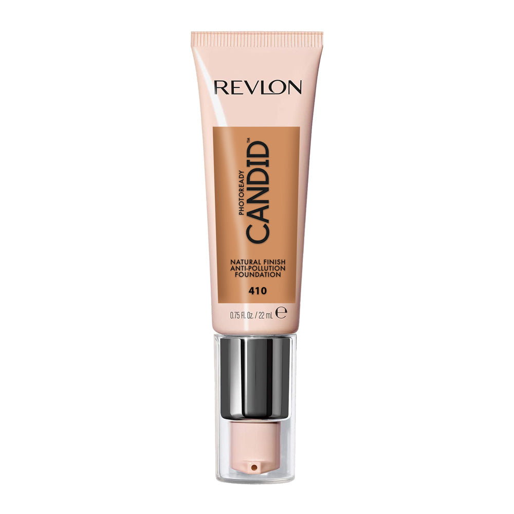 Revlon Candid Foundation 410 Toast – natural finish liquid with blue light defence & vitamin E