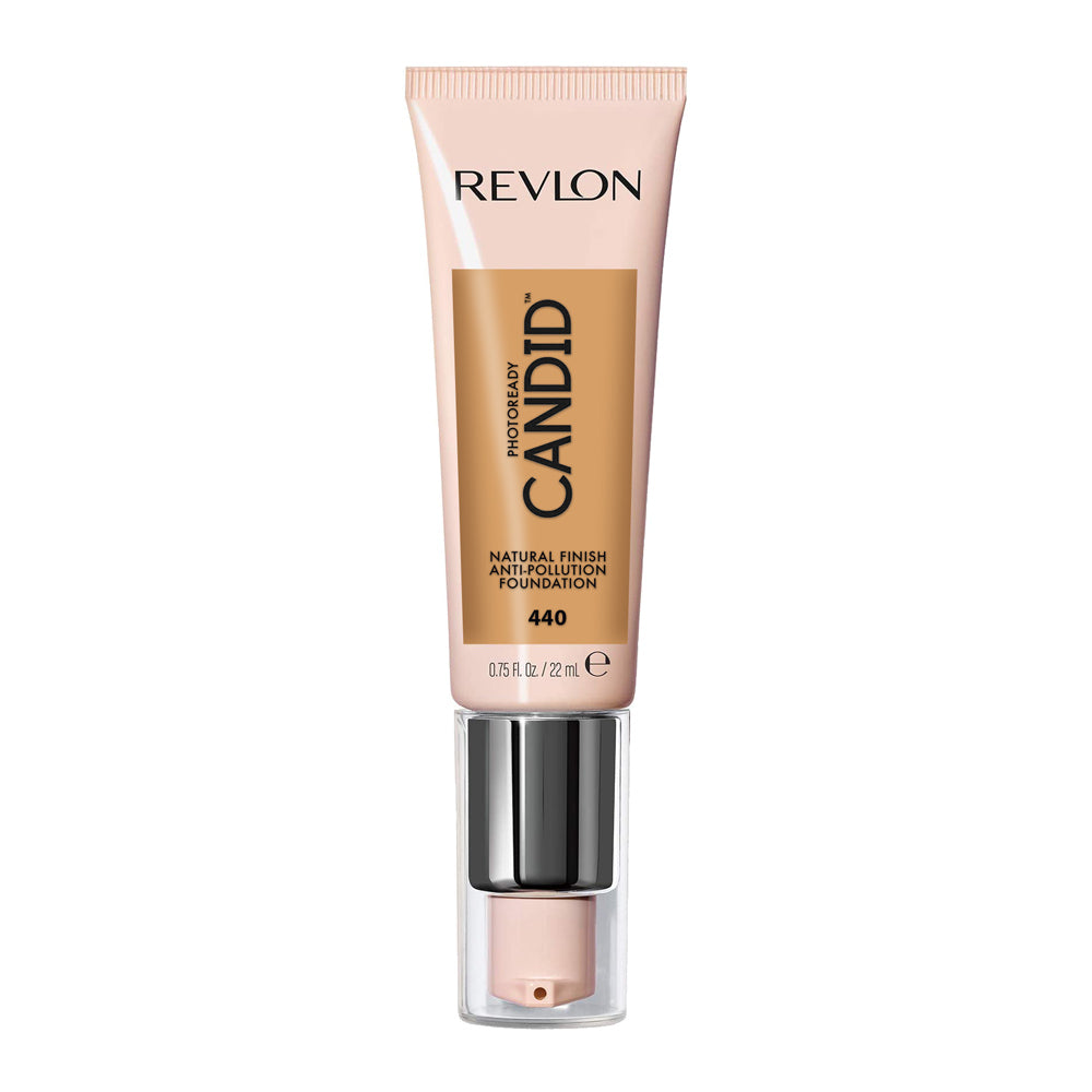 Revlon Candid Foundation 440 Caramel – natural finish liquid with blue light defence & vitamin E
