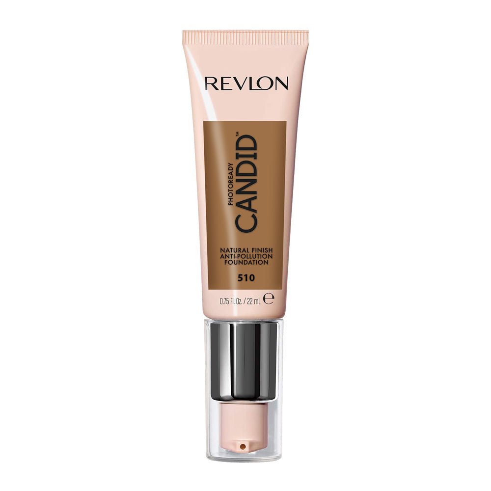 Revlon Candid Foundation 510 Cappuccino – natural finish liquid with blue light defence & vitamin E