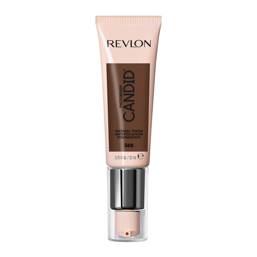 Revlon Candid Foundation 560 Espresso – natural finish liquid with blue light defence & vitamin E