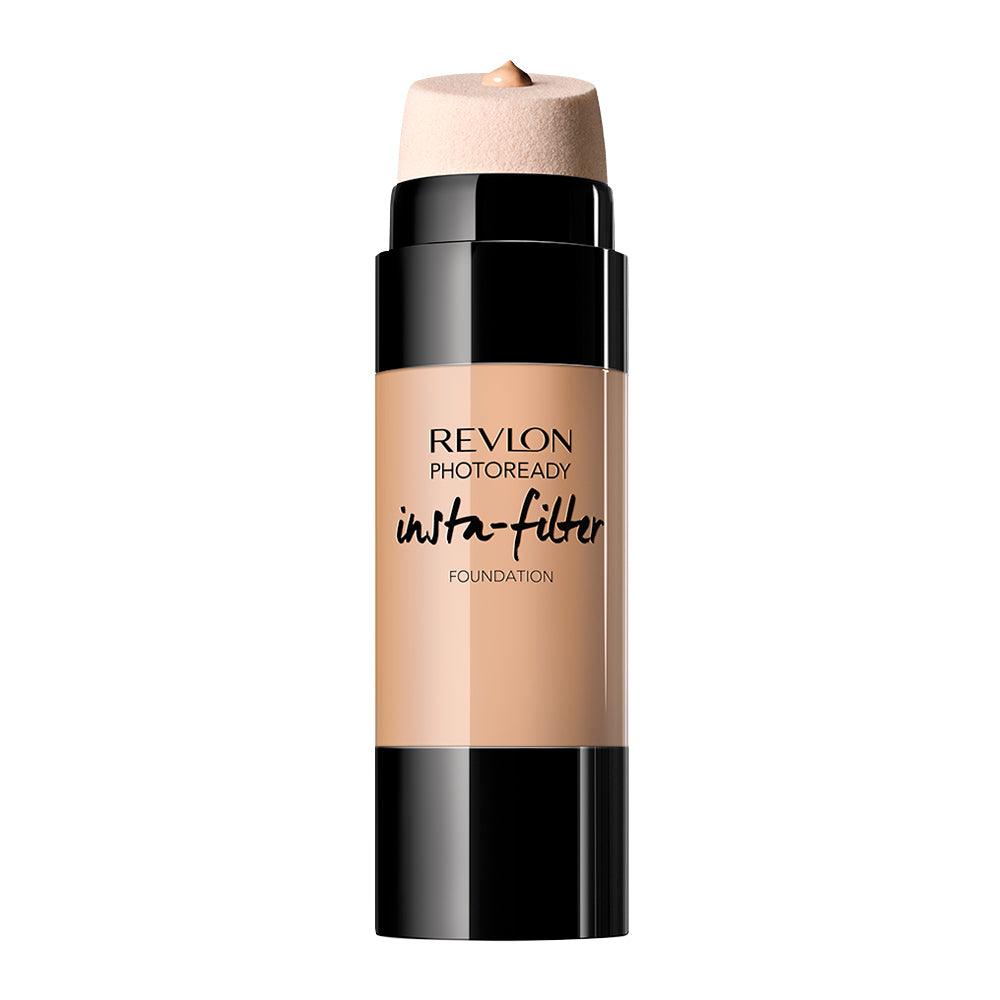Revlon Insta-Filter Foundation 330 NATURAL TAN – blurring liquid foundation with sponge applicator and HD Filter tech