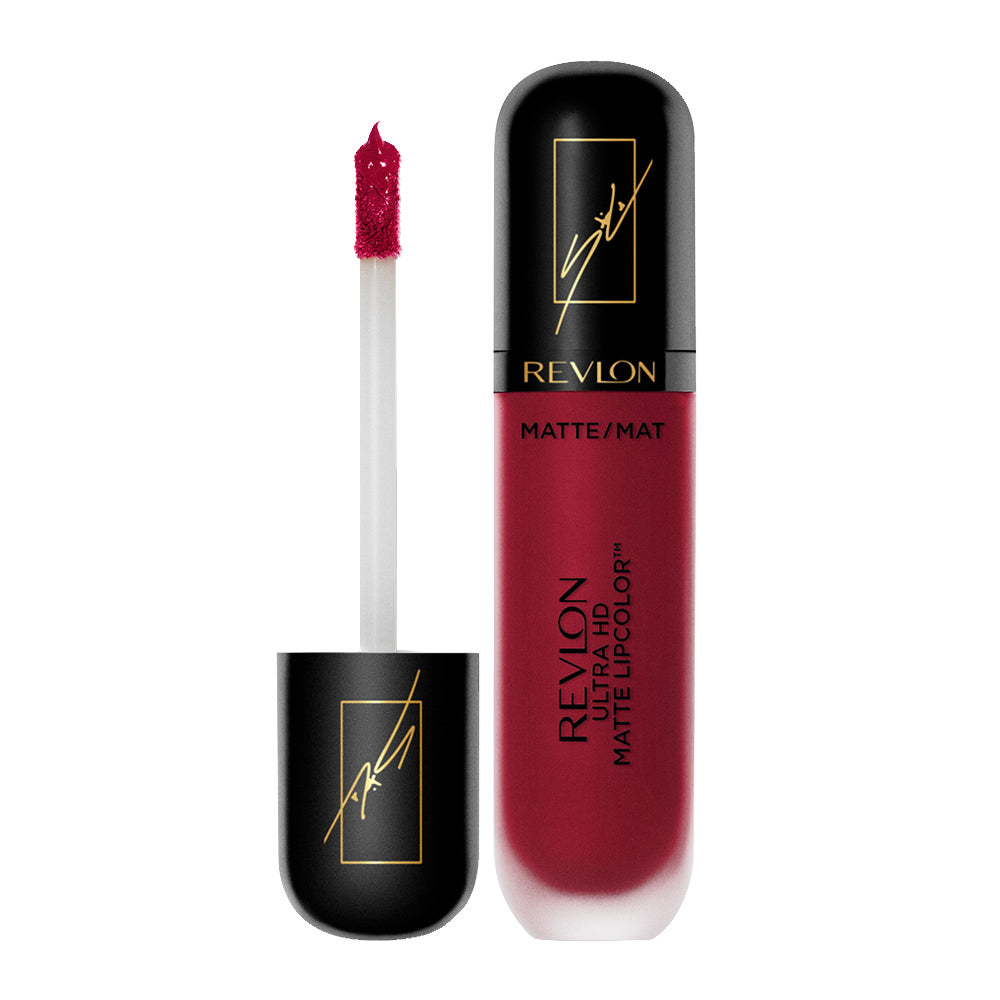 Revlon x Sofia Carson matte lipcolor – Wish pink, soft-matte gel formula with HD colour and velvet comfort