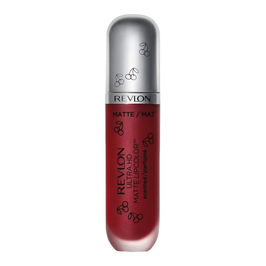 Revlon 525 Cherish Me – romantic cherry matte with plush whipped finish, hydrating formula and soft comfort