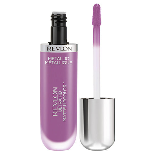 Revlon Metallic Lipcolour 710 DAZZLE – bold HD pigment with molten shimmer and velvety metallic matte finish