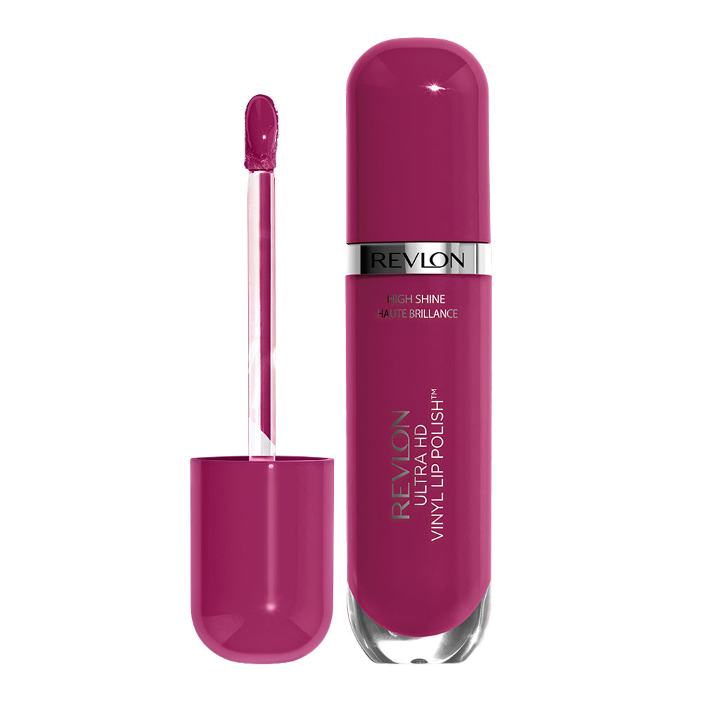 Revlon Vinyl Lip Polish 935 Berry Blissed – with high shine, bold pigment, smooth texture and non-feathering colour
