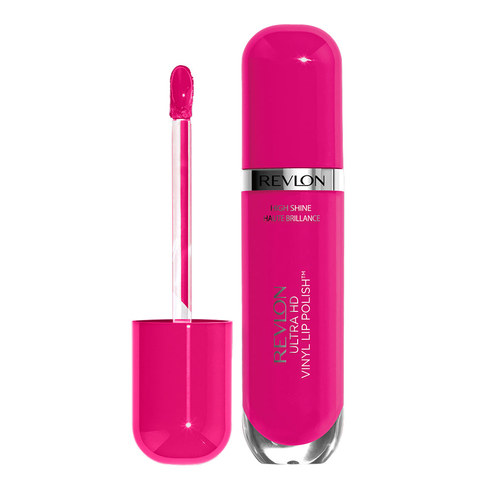 Revlon Vinyl Lip Polish 975 Rule The World – with high shine, bold pigment, smooth texture and non-feathering colour