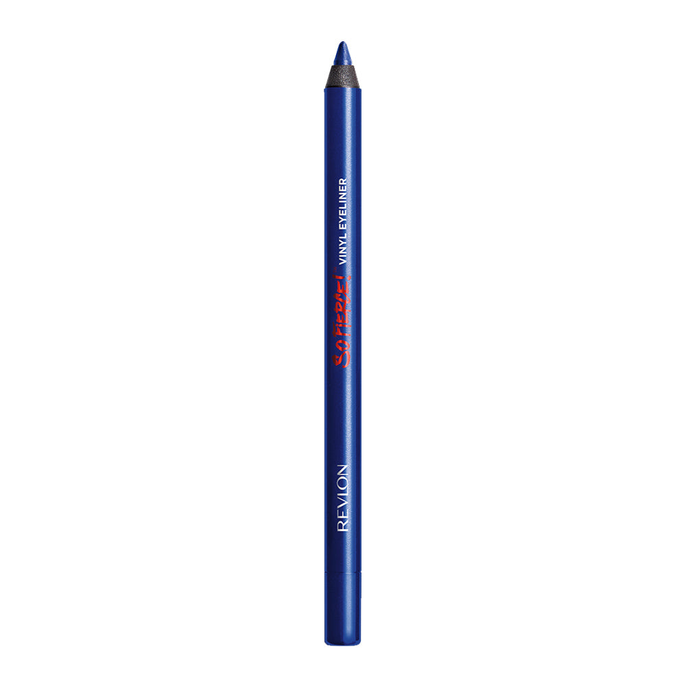 Revlon Vinyl Eyeliner 862 Royal Rules – bold cobalt eyeliner with glossy gel finish, 16HR wear and waterproof hold