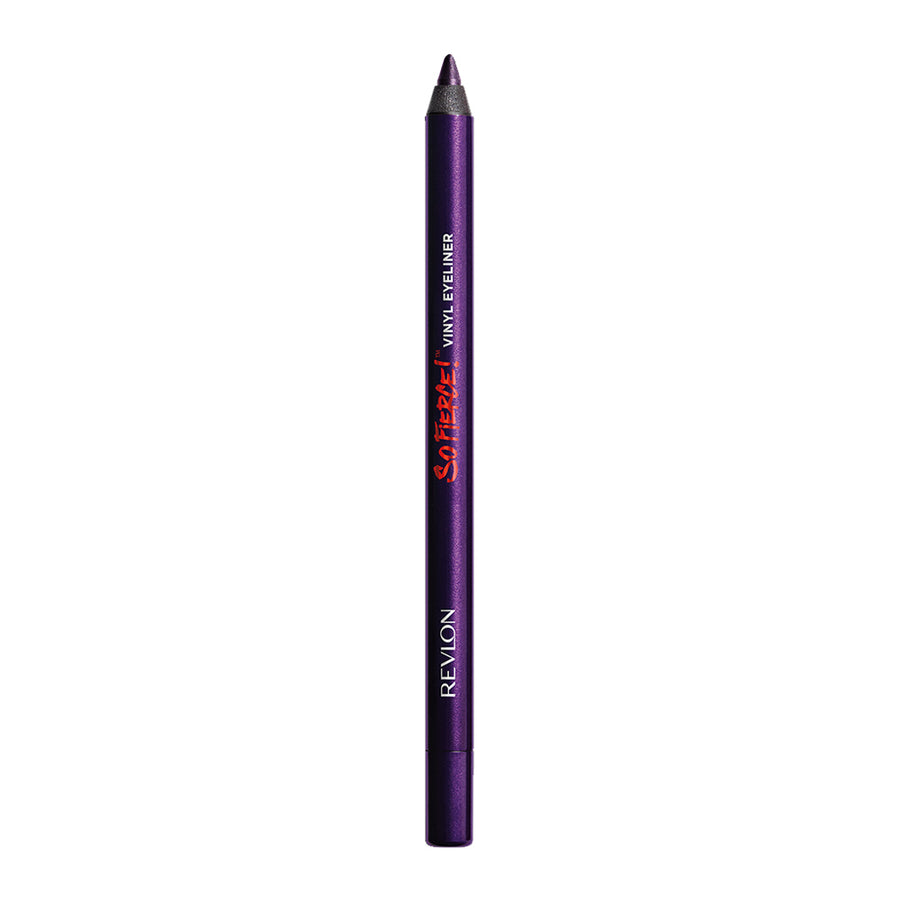 Revlon Vinyl Eyeliner 865 Powerful Plum – plum eyeliner pencil with 16HR waterproof wear, vinyl pigment & smudge-proof glide