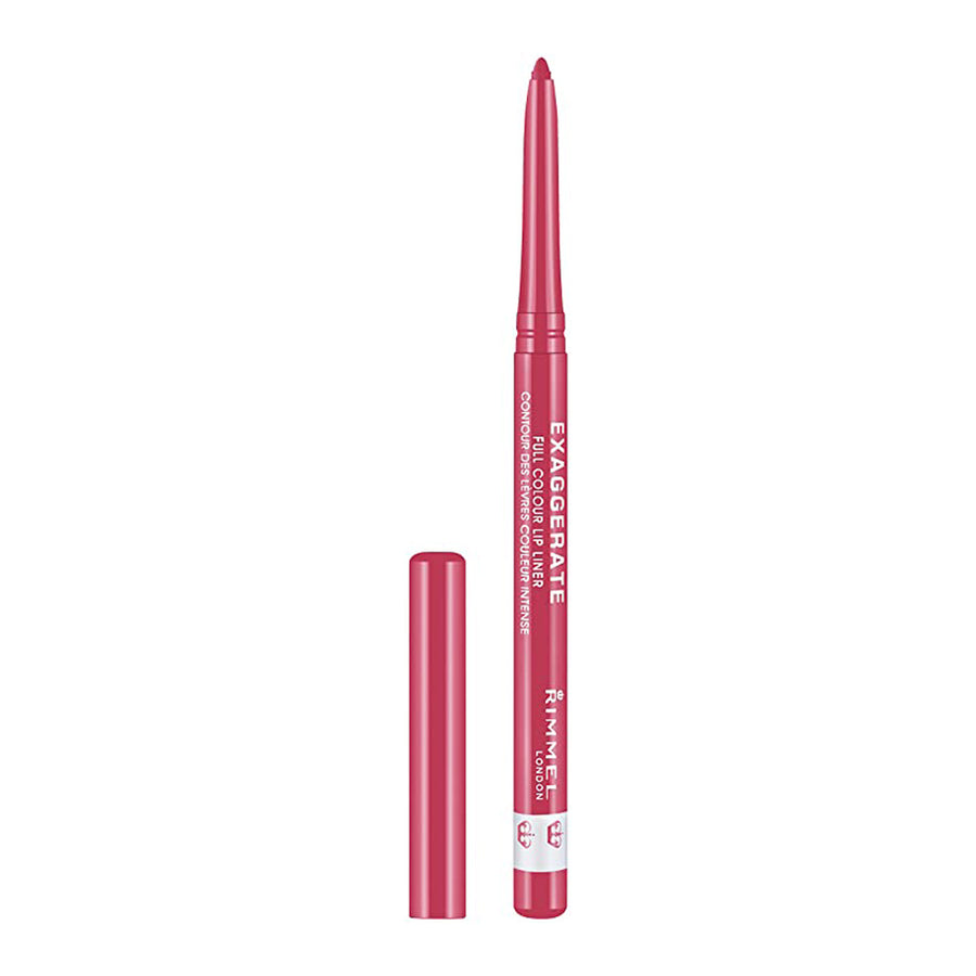 Rimmel Exaggerate Lip Liner 103 Pink a Punch – creamy, precise, anti-feathering, longwear lip liner Blush Fiji